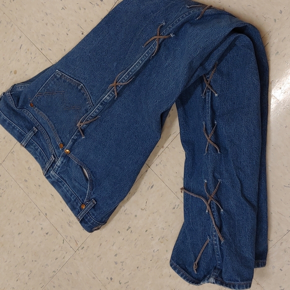 Vintage 1980 Wrangler jeans  sz.36x34 like new - Picture 2 of 15